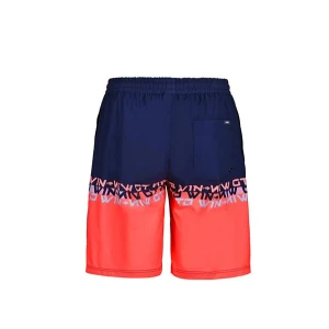 Fujin Pro Angler Board Short Mayo Scarlet Dark Navy - Large (L)