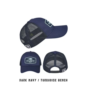 Fujin Pro Angler Dark Navy + Turquoise Bench Şapka