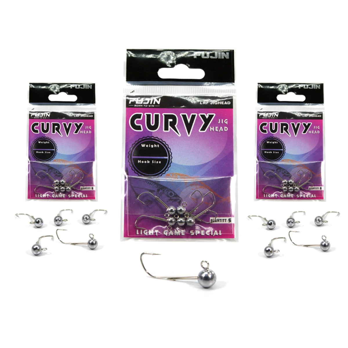 Fujin Curvy Jig Head - 4no1,8gr