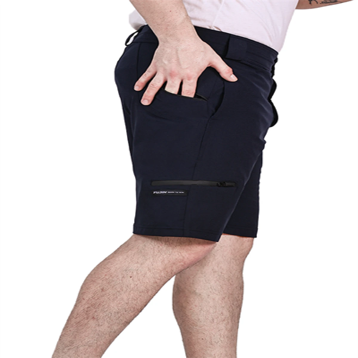 Fujin Pro Angler Series Short Navy Blue - LargeL
