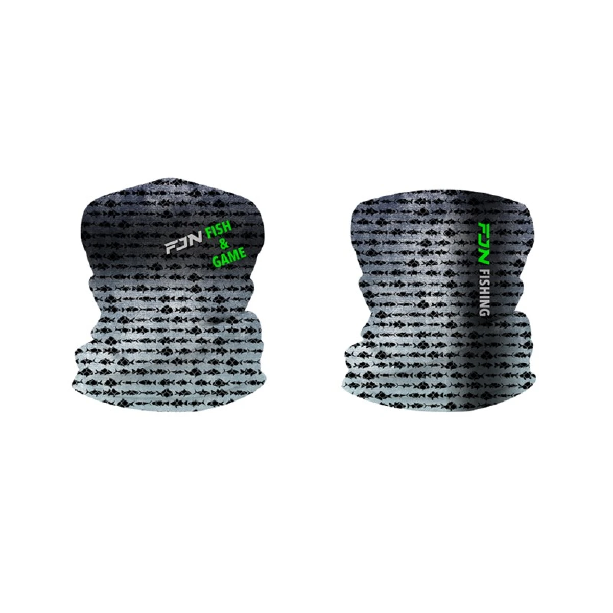 Fujin Neck Gaiter Boyunluk Aqua Blue Fish
