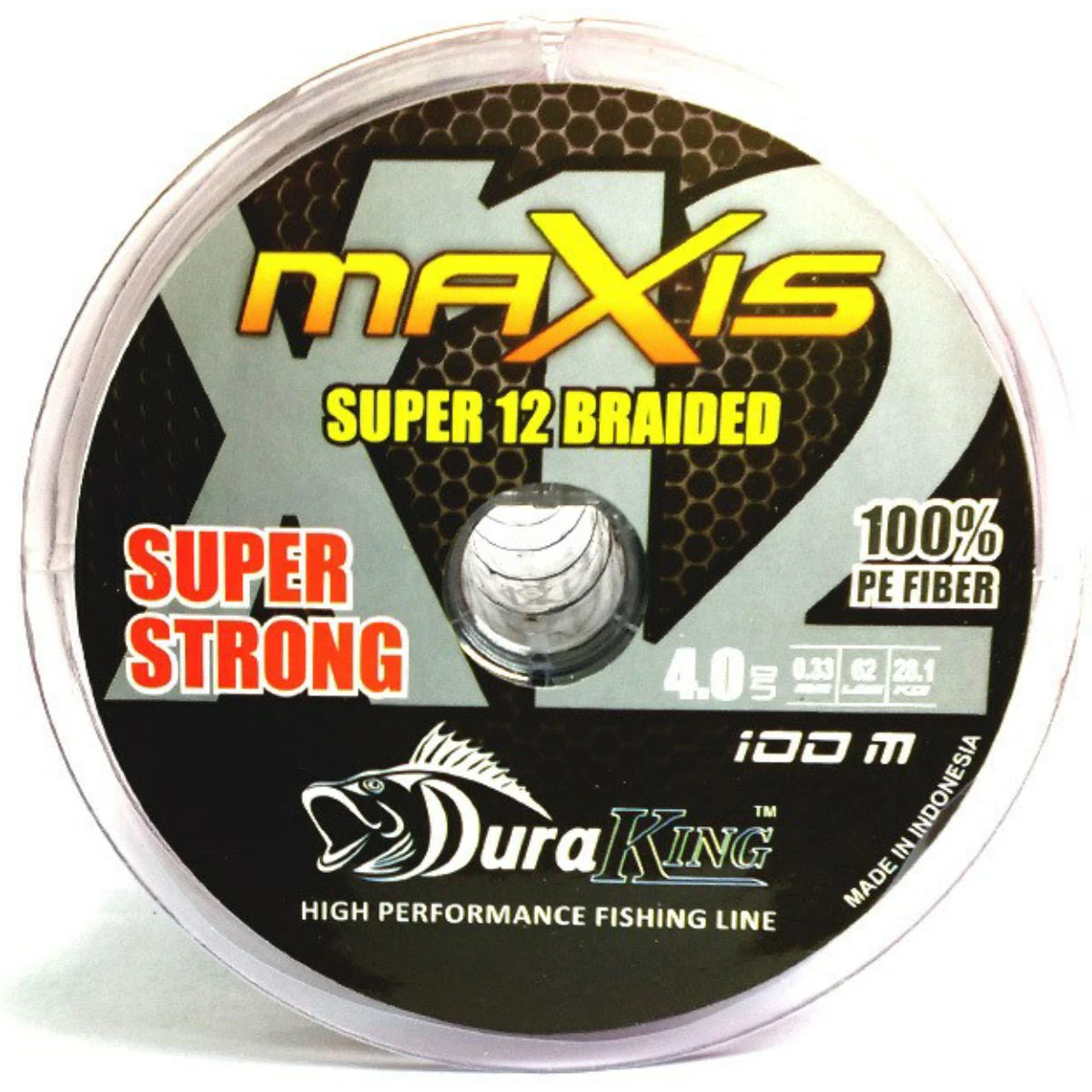 Duraking Maxis 12x 6x100 Süper Braided Multicolor İp Misina - 4PE033mm