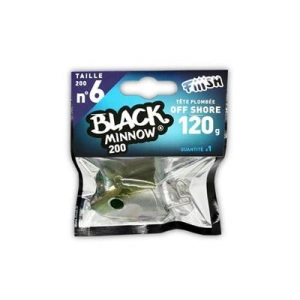 FIIISH Black Minnow 200 Jig Head 120 GR Zoka
