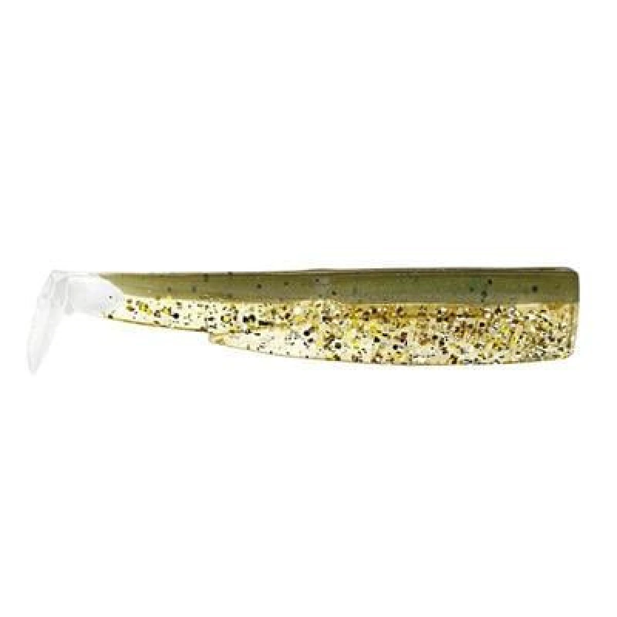FIIISH Black Minnow 120 3X Corps Silikon Yem Kaki Paillette