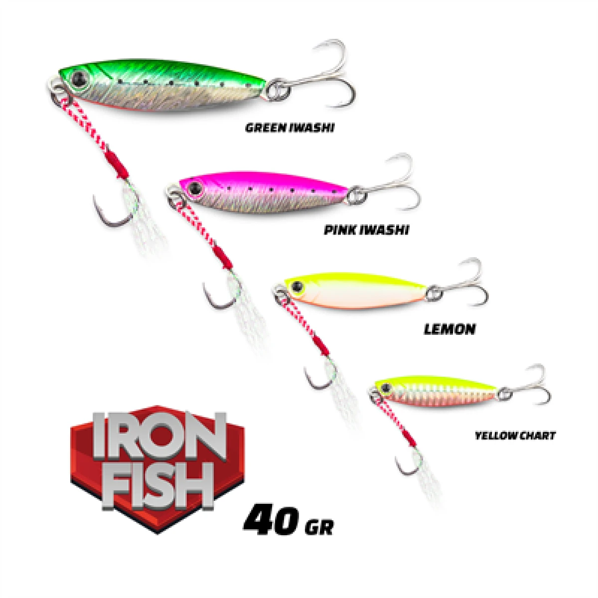 Fujin Iron Fish 40gr 78mm Jig Yem - GREENIWASHI