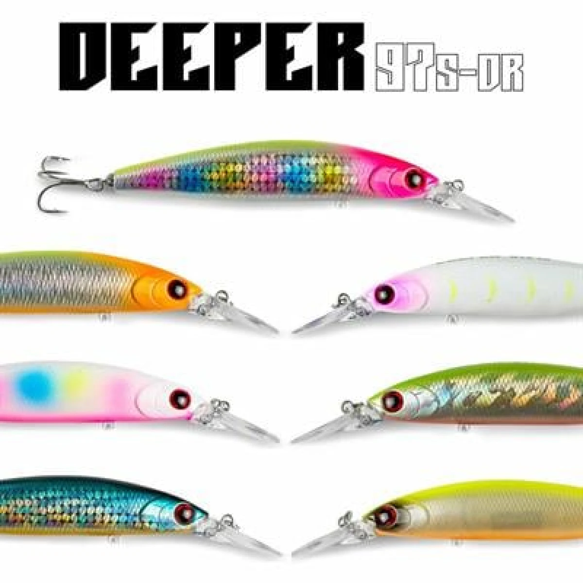 Fujin Deeper 97S-DR Sinking Maket Balık - 034GlowPurple