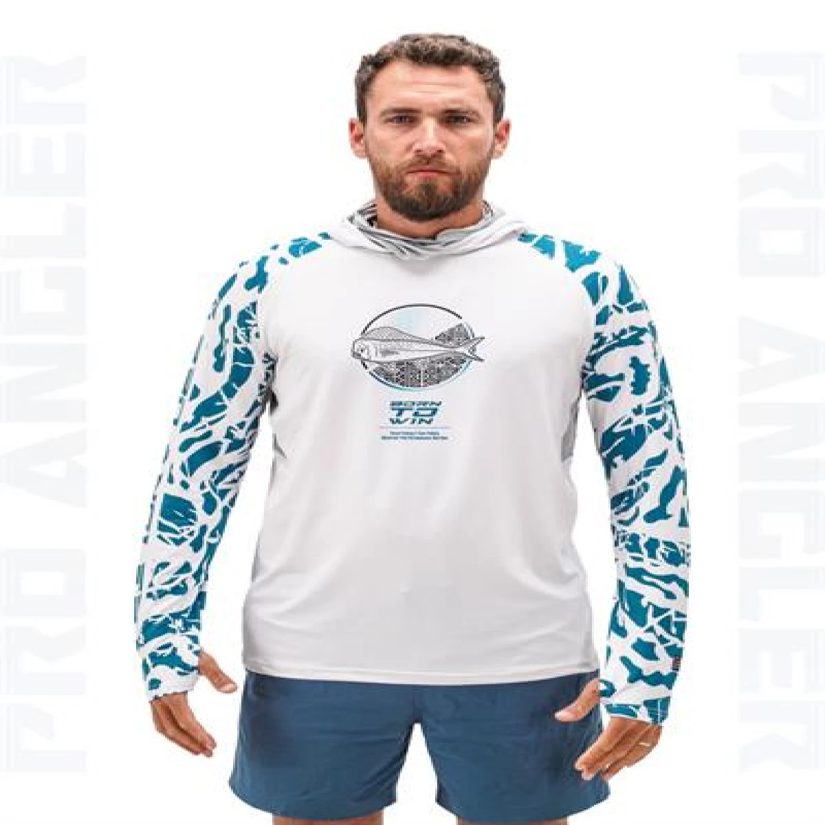 Fujin Pro Angler S24 Buff&Hoodie Lambuka Green #S - XXXLarge