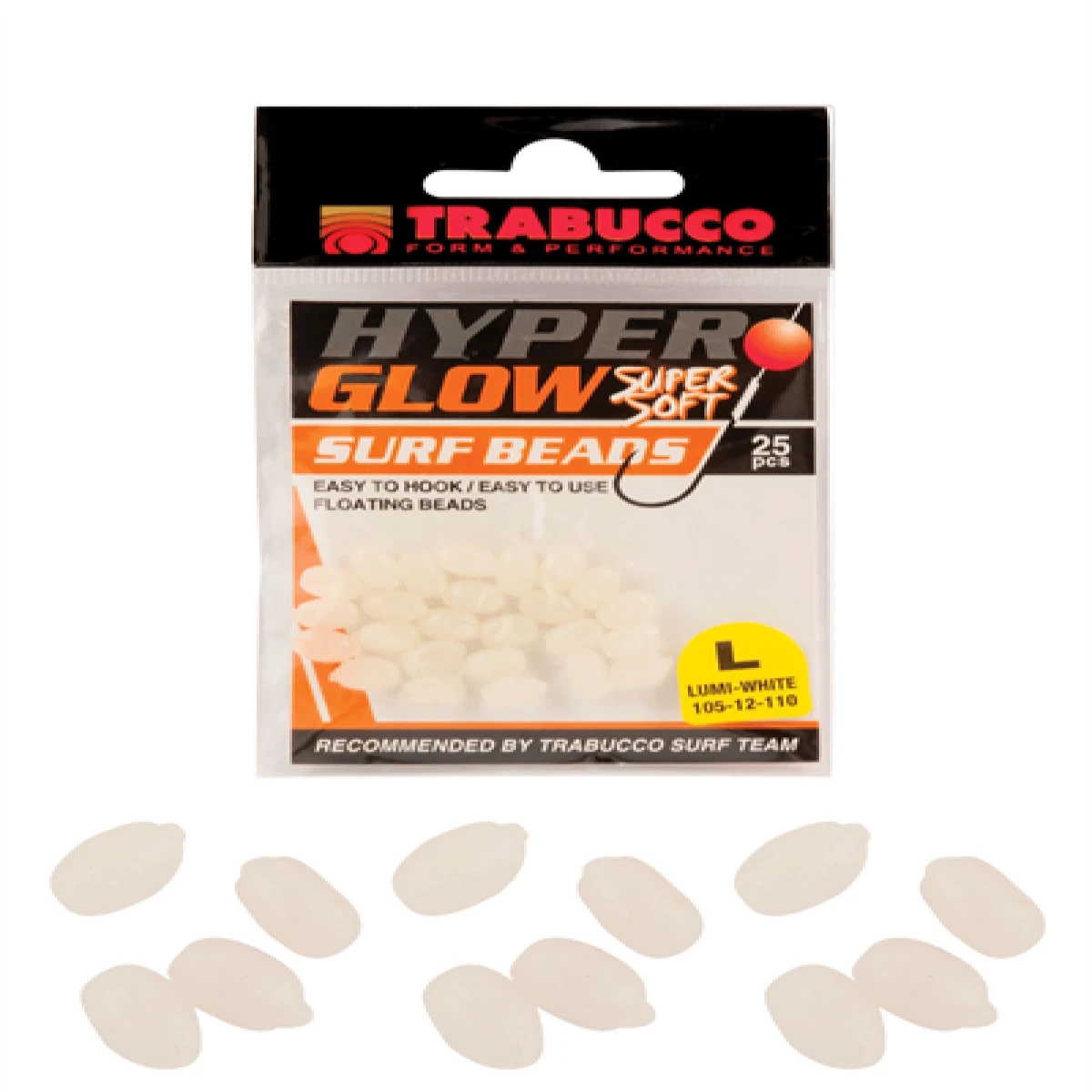 Trabucco Hyper Glow Surf Beads #L Boncuk - Pink