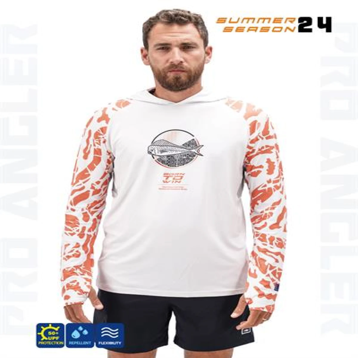 Fujin Pro Angler S24 Hooded Lambuka Somon - Large (L)