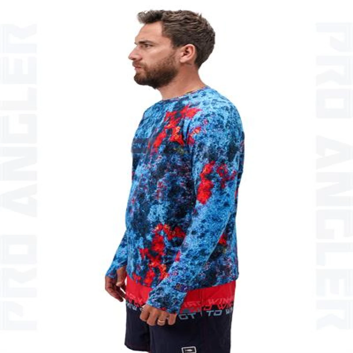 Fujin Pro Angler S24 T-Shirt Red Reef - Medium (M)