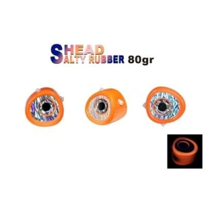 Fujin Salty Rubber Head 80gr Kafa 05 Orange  3D Eye