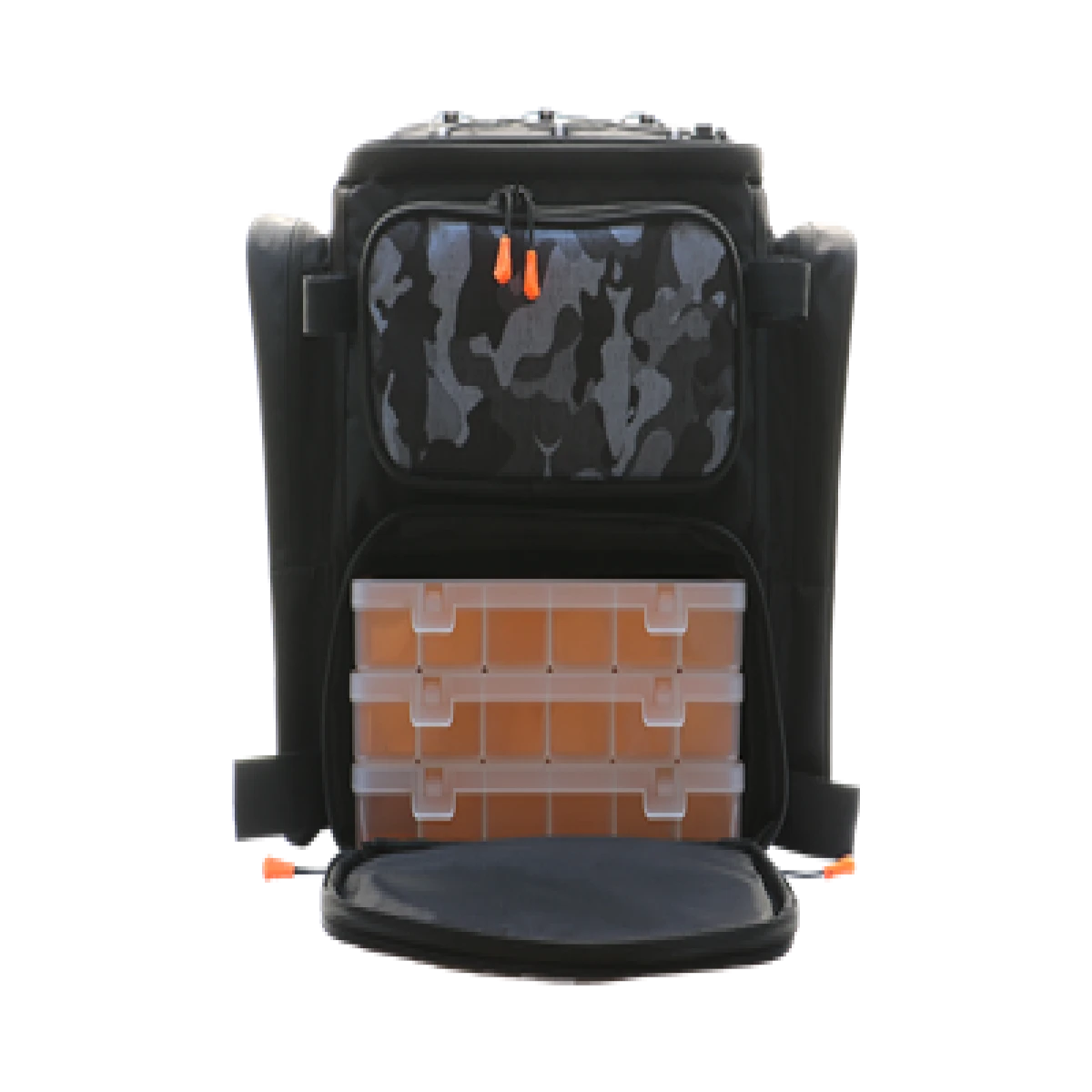 Fujin Black Camo Bag - Balıkçı Sırt Çantası