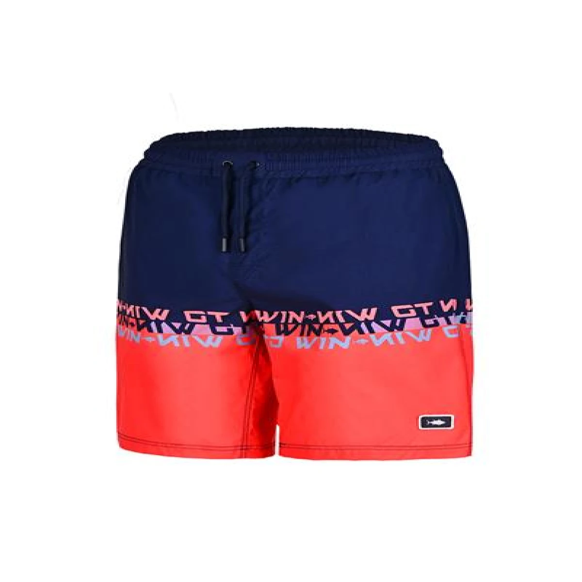 Fujin Pro Angler Board Short Mayo Scarlet Dark Navy - Large (L)
