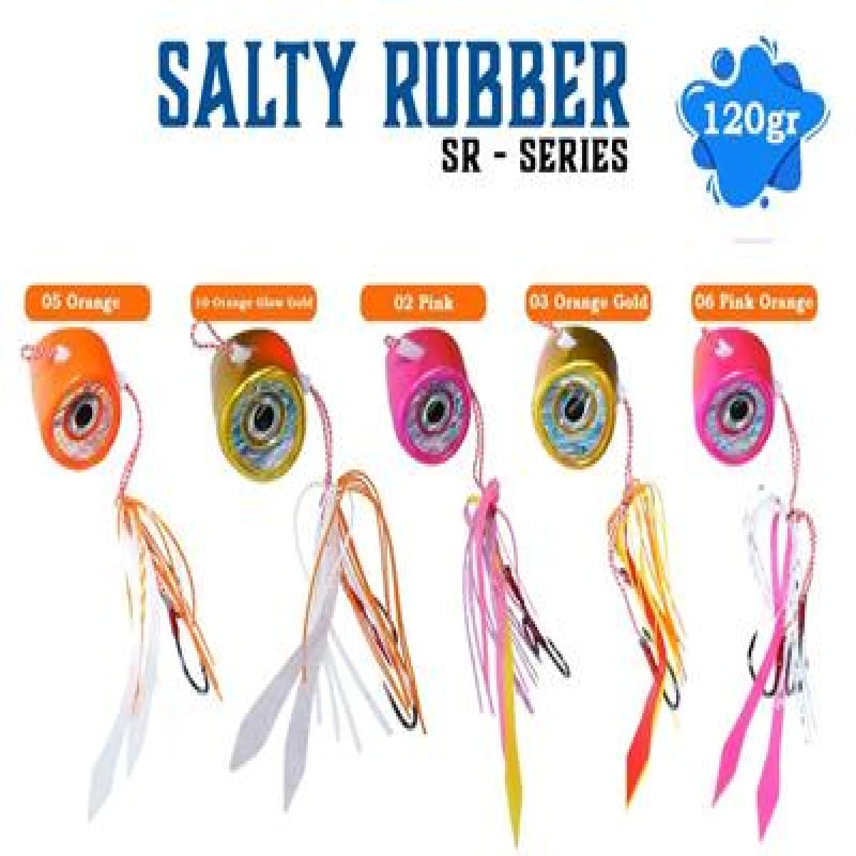 Fujin Salty Rubber 120gr SR Serisi Tai Rubber Set - 02Pink3DEyeSR11