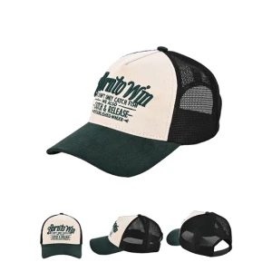 Fujin BTW Trucker Şapka Beige Green