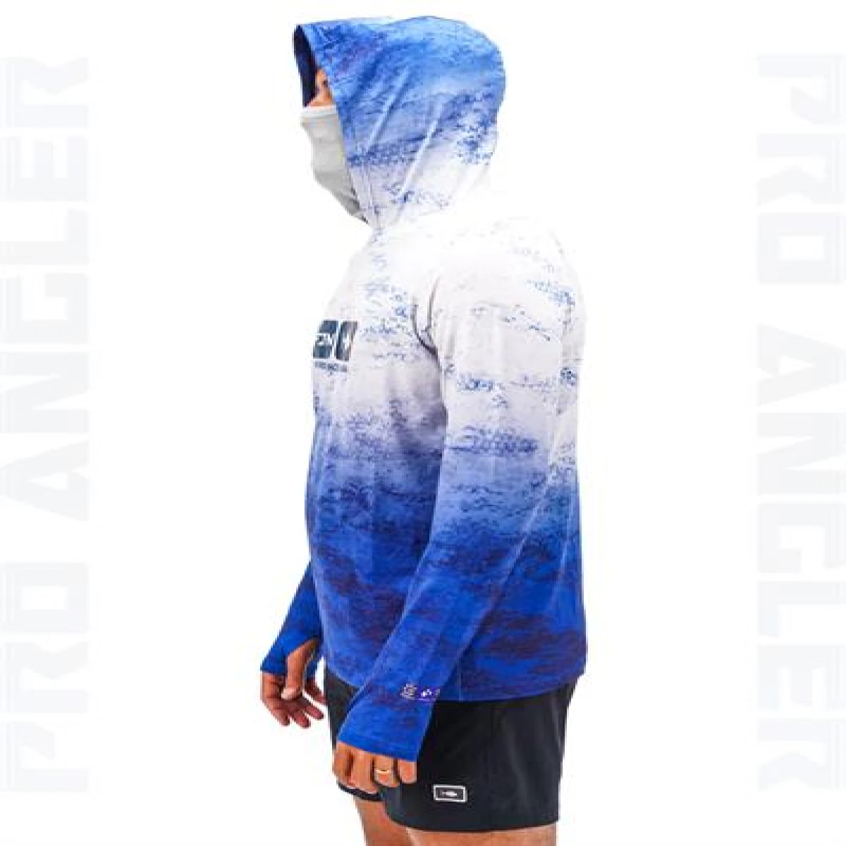 Fujin Pro Angler S24 Buff&Hoodie Grey Wave - XLarge (XL)