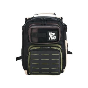 Fujin ProAji Back Pack Green Beige Balıkçı Sırt Çantası