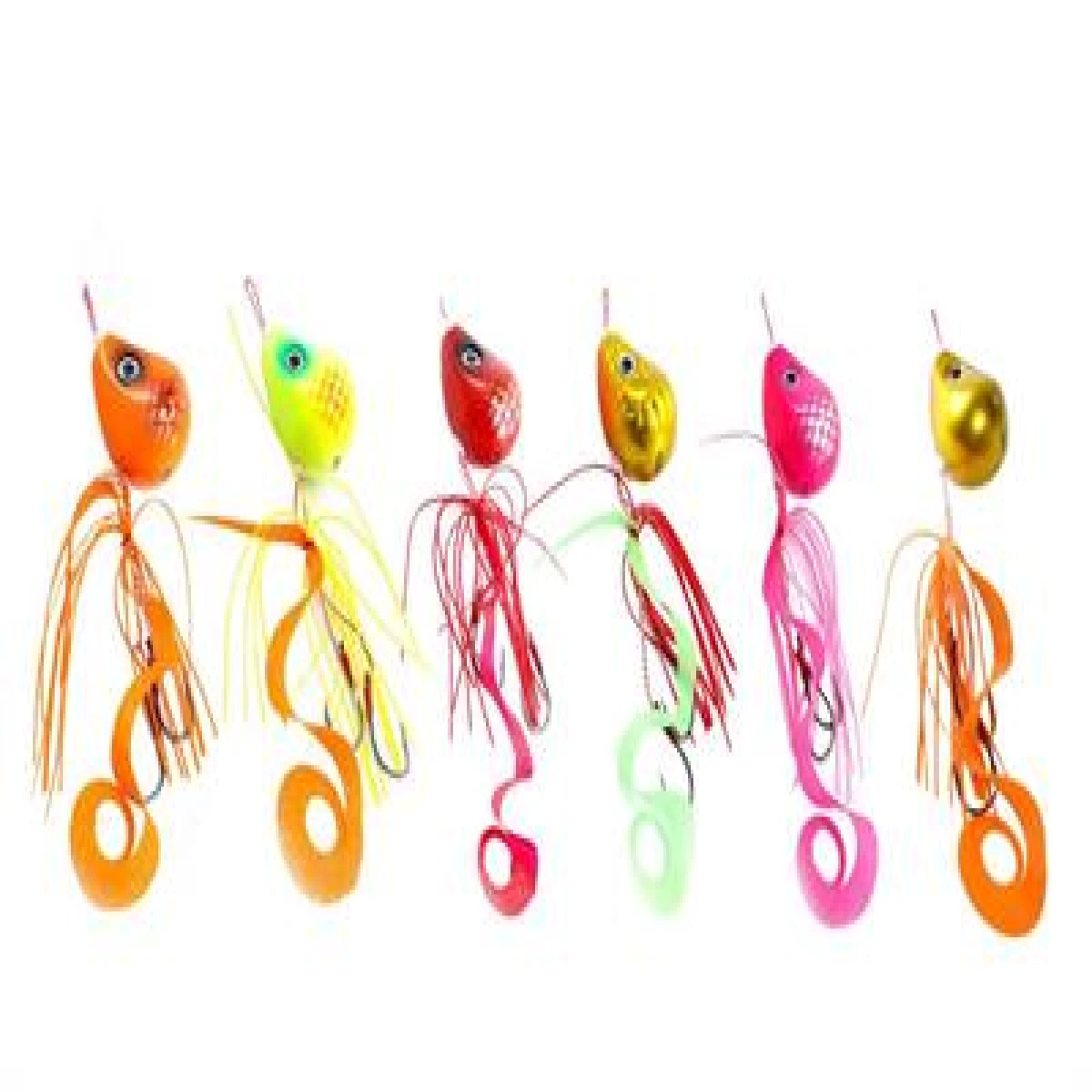 Fujin Rock'n Rubber 150gr Tai Rubber Set - 03Orange
