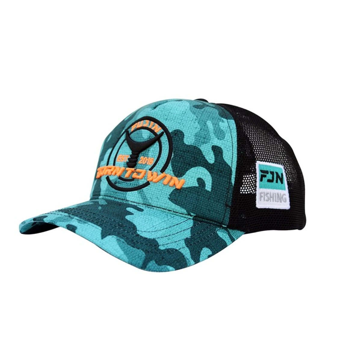Fujin Turquoise Camo Tuna Balıkçı Şapkası