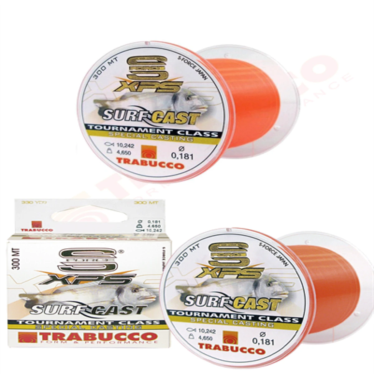 Trabucco S-Force XPS Surf Cast 300mt Surf Olta Misinası - 028mm