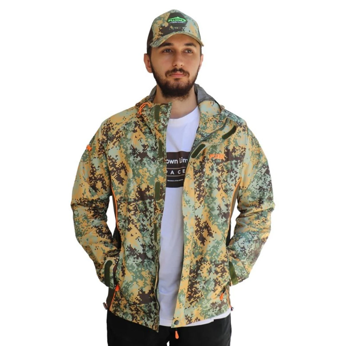 Fujin Raincoat Yağmurluk Brown Camo - XLargeXL