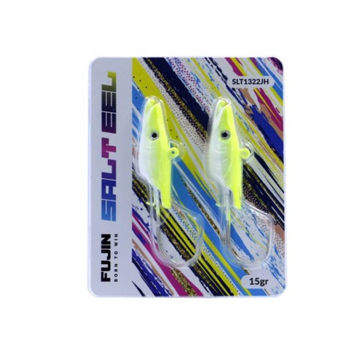 Fujin Salt Eel 15gr Jighead - 030Lemon
