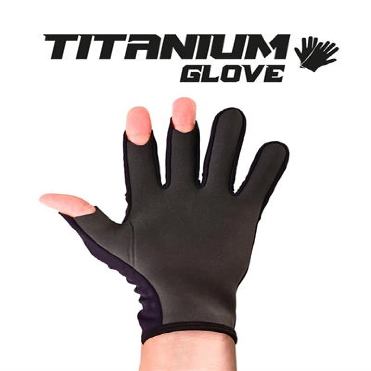 Fujin Pro Angler S24 Titanium Gloves Black Gold - M/L
