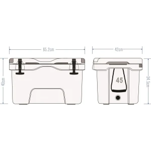 IcePeak Aden Plus Buzluk 45 Litre