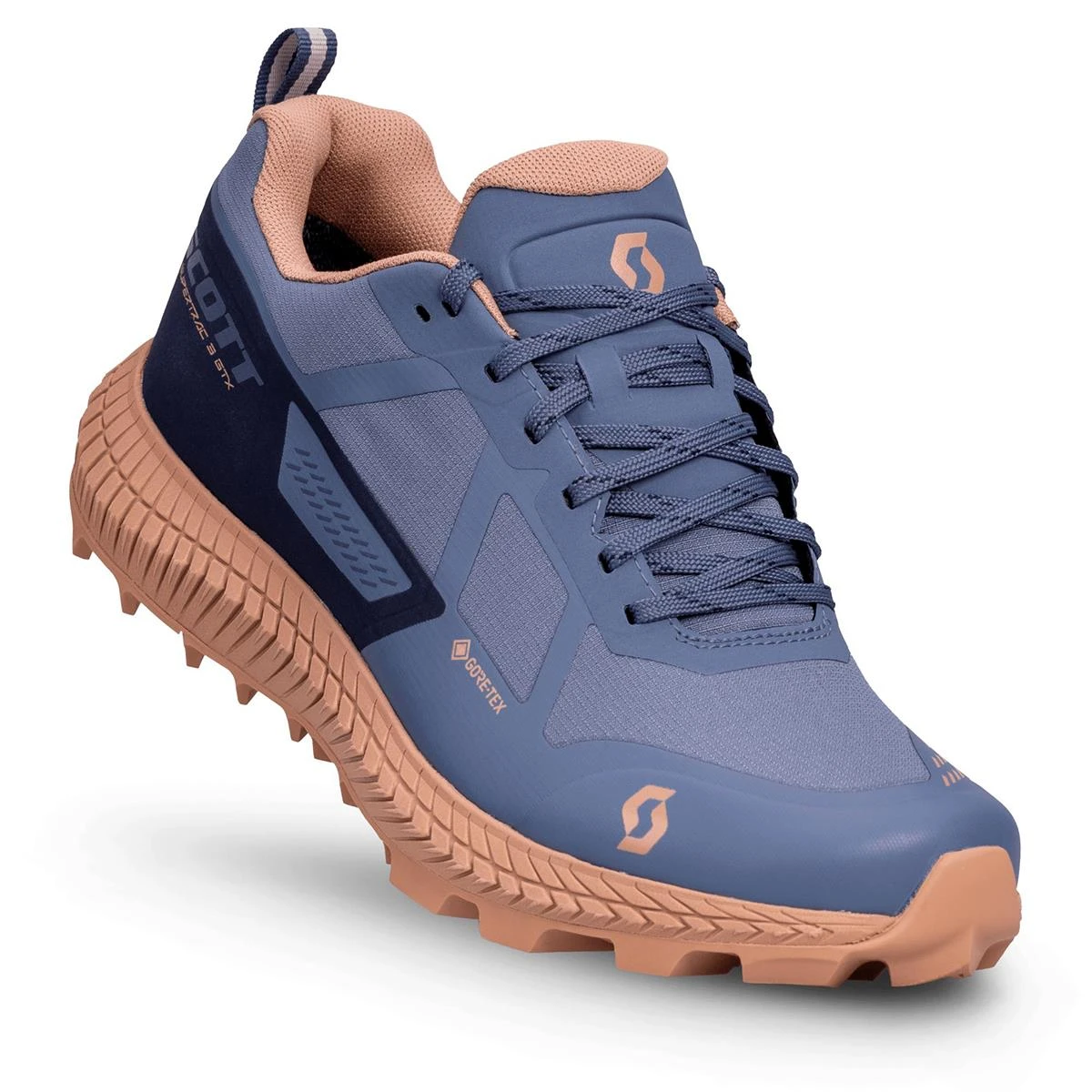 Scott Supertrac 3 GTX Kadın Patika Koşu Ayakkabısı-MAVİ - 38,5