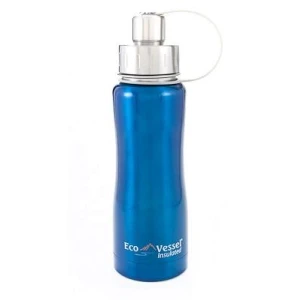 Eco Vessel Üçlü Yalıtımlı Vidalı Başlık Termos 0.75 Litre-TURKUAZ