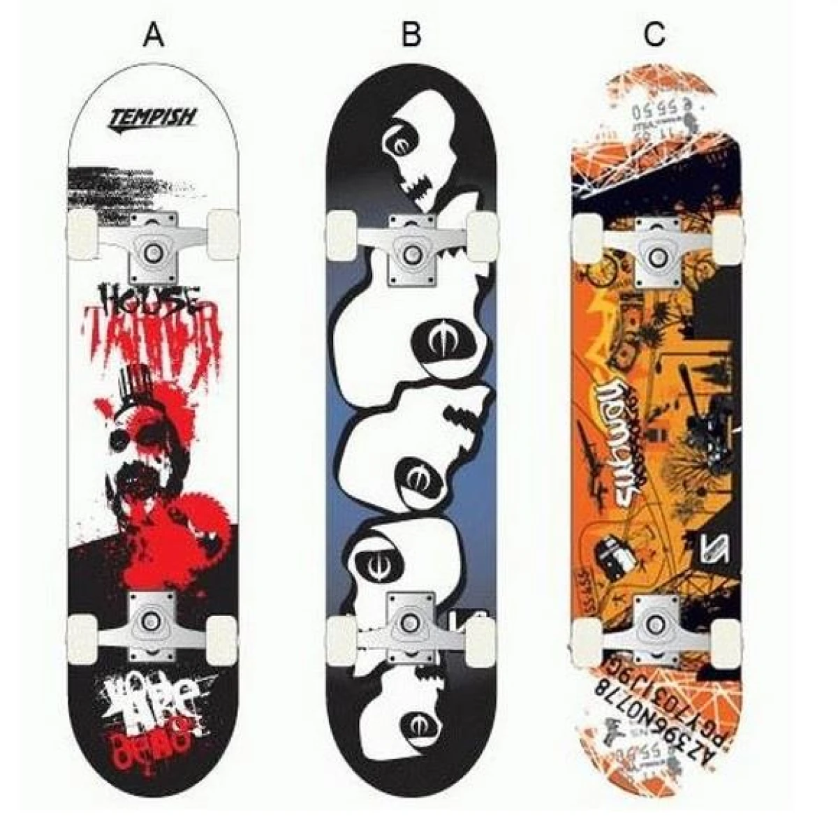 Tempish Metropol Skateboard Kaykay-STD - C