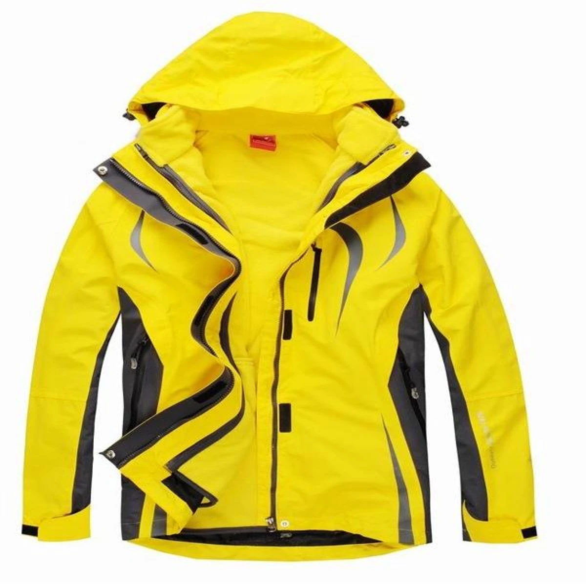 A&C 3 In 1 Kadın Ceket-SARI - 2XL
