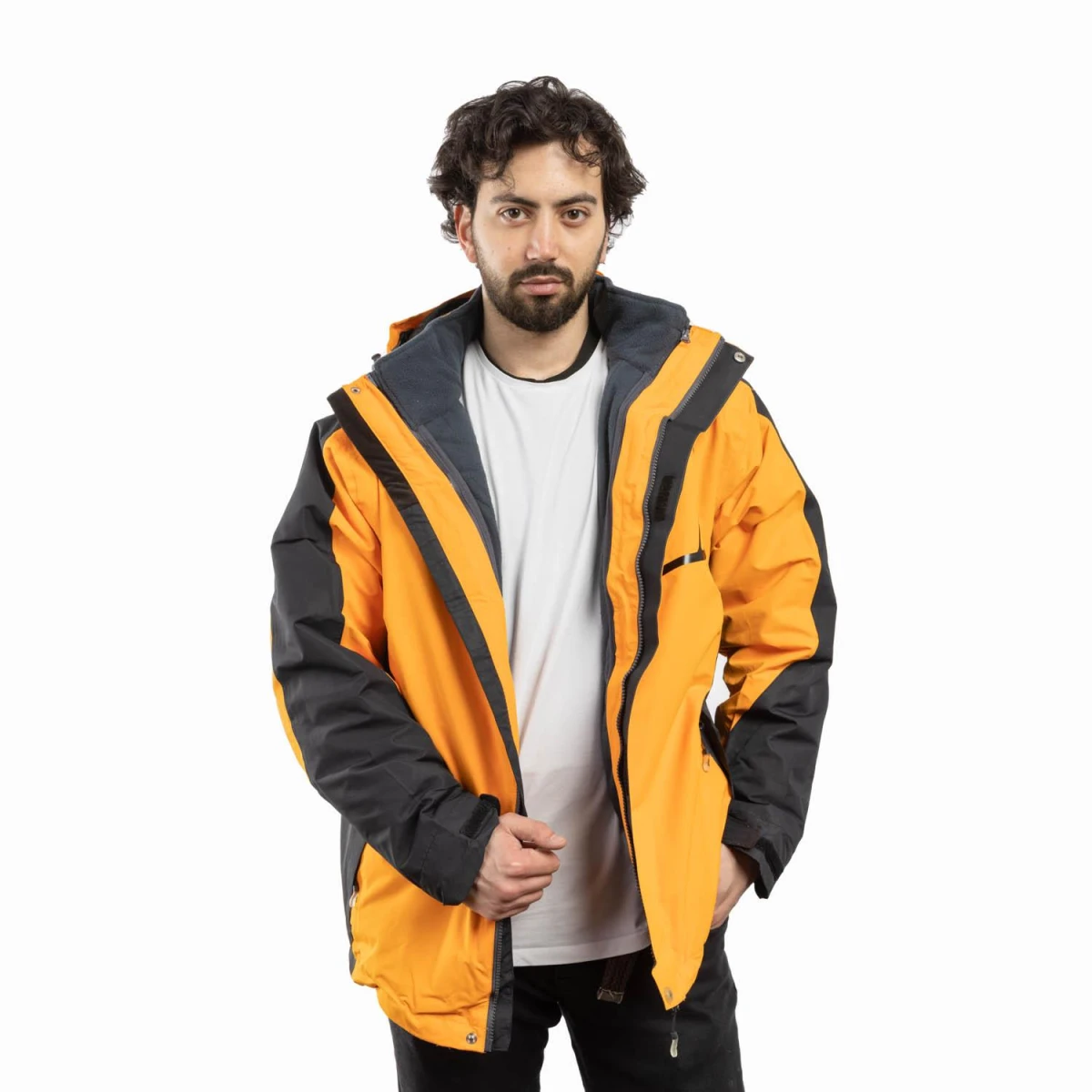 A&C II 3 In 1 Erkek Ceket-TURUNCU - 2XL