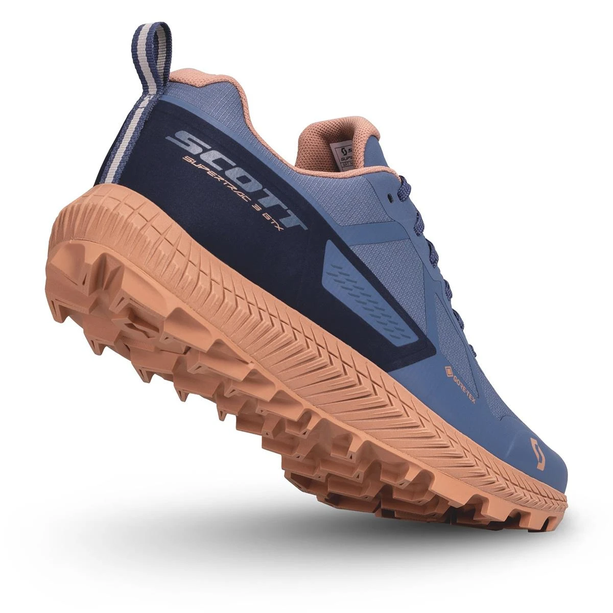 Scott Supertrac 3 GTX Kadın Patika Koşu Ayakkabısı-MAVİ - 38,5