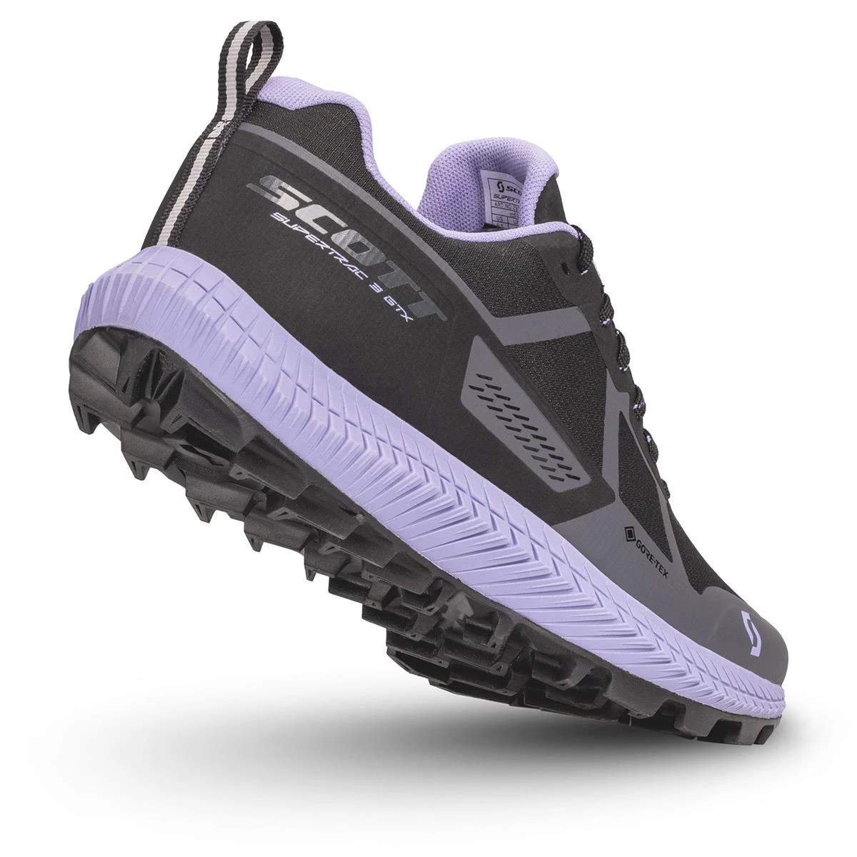 Scott Supertrac 3 GTX Kadın Patika Koşu Ayakkabısı-SİYAH - 38,5