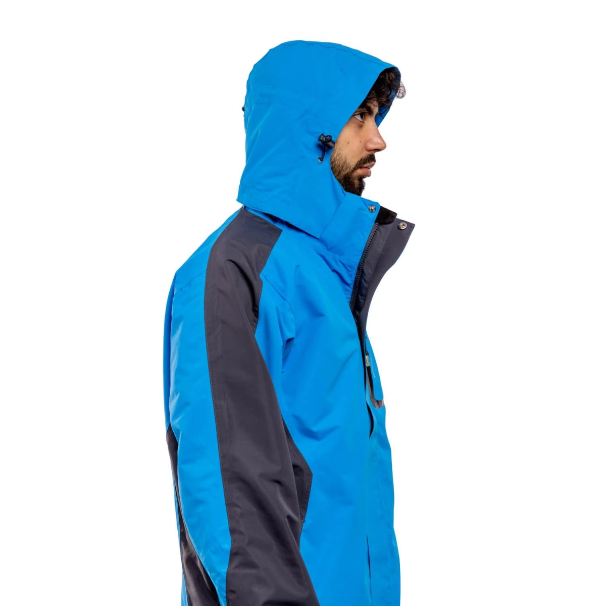 A&C Erkek Rüzgarlık-MAVİ-SİYAH - XL