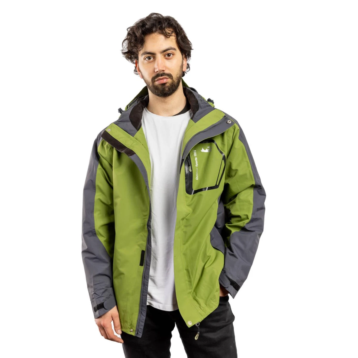 A&C Erkek Rüzgarlık-YEŞİL - XL