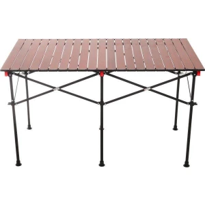 FreeCamp 8830-H5-C Katlanır Masa-KAHVERENGİ