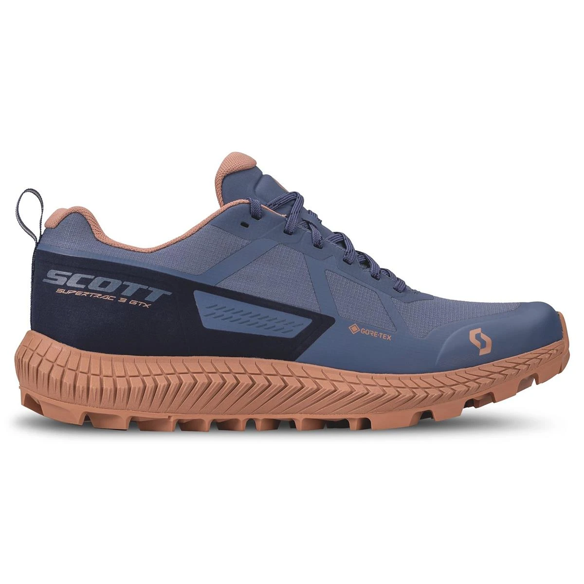 Scott Supertrac 3 GTX Kadın Patika Koşu Ayakkabısı-MAVİ - 38,5