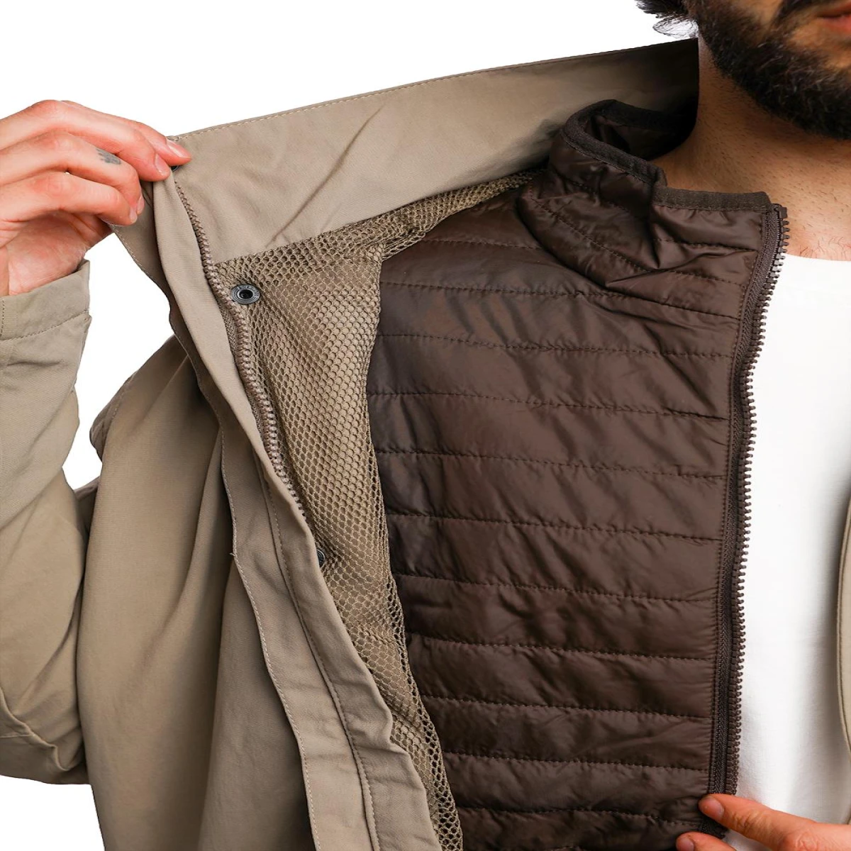 Craghoppers NL Desert 3In1 Ceket-BEJ - S
