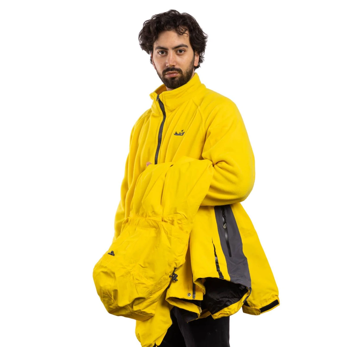 A&C 3 In 1 Erkek Ceket-SARI - 2XL