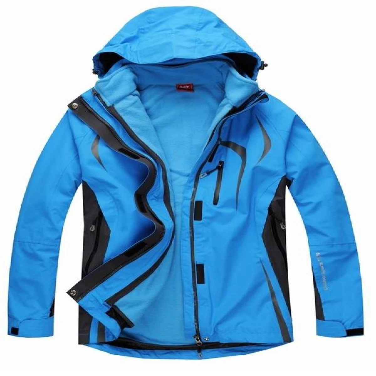 A&C 3 In 1 Kadın Ceket-MAVİ - 2XL