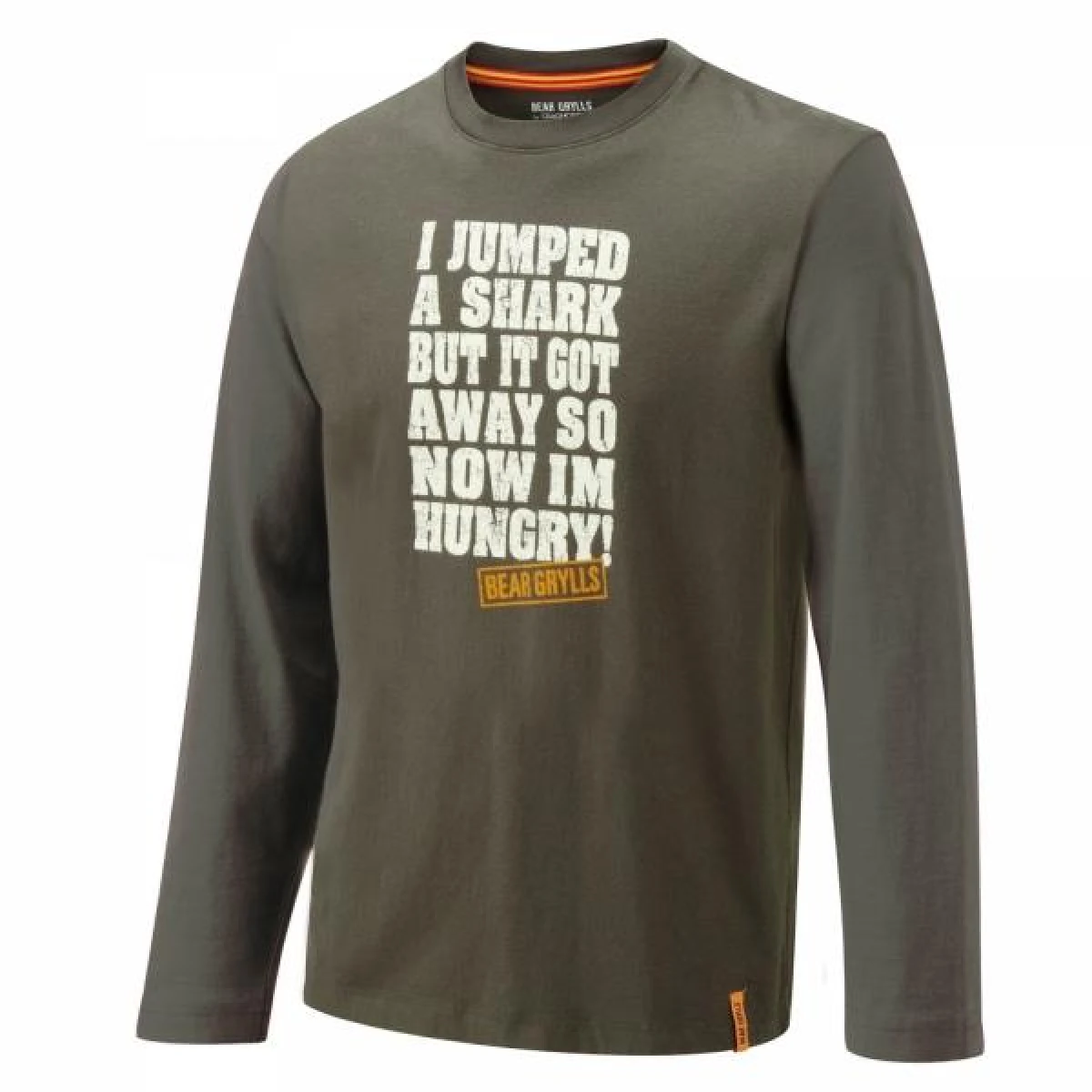 Craghoppers Bear Grylls Shark Uzunkollu Erkek T-Shirt-HAKİ - XL
