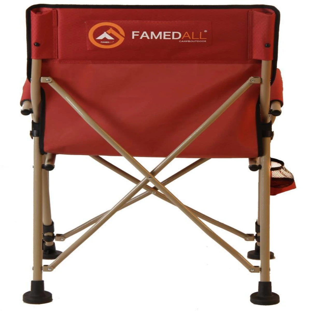 Famedall Marik Katlanır Kamp Sandalyesi - KIRMIZI