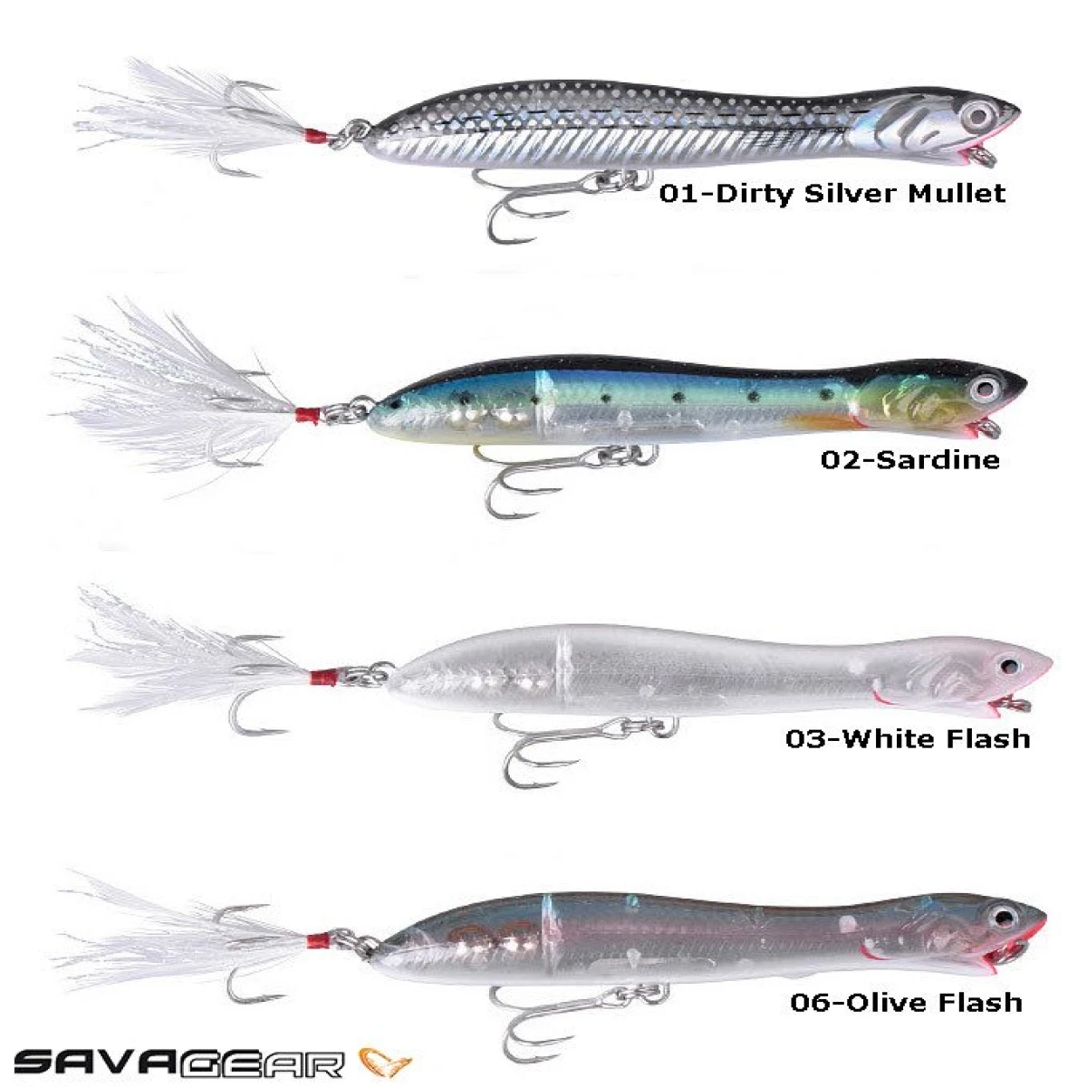 SAVAGE GEAR Panic Prey V2 19,5 cm 83 gr Suni Yem 01-Dirty Silver Mullet