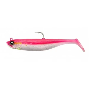 Savage Gear Savage Minnow 10 cm 20 gr 2+1 - Pink Pearl Silver