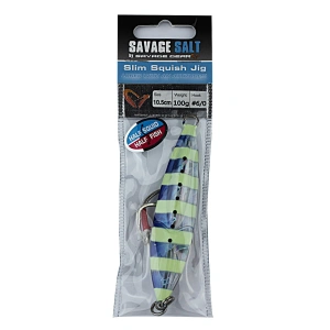 Savage gear Squısh Jig 11,5cm 130g Suni Yem - Glow Zebra