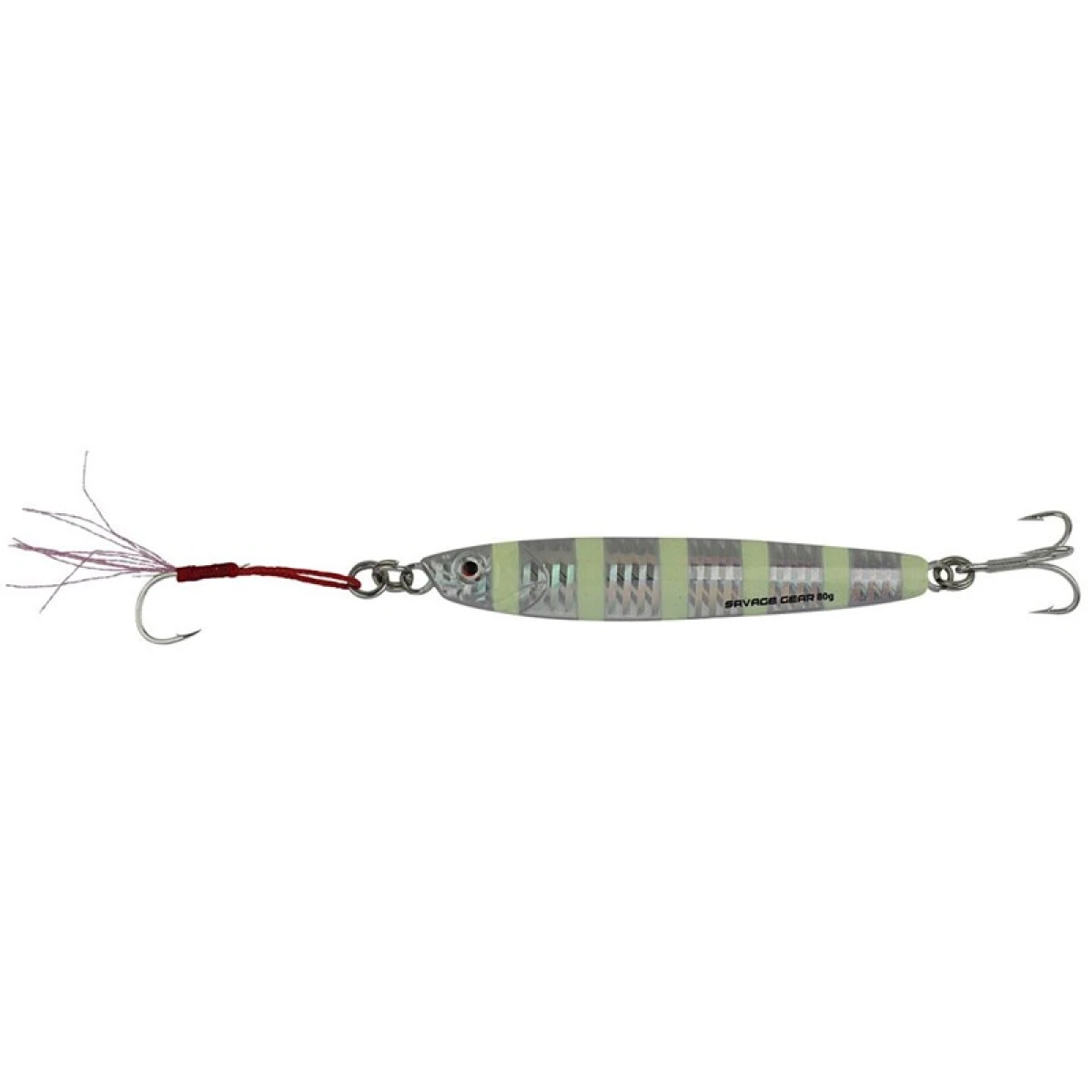 Savage gear 3D Slim Minnow 60 gr Jig Suni Yem - Glow Zebra