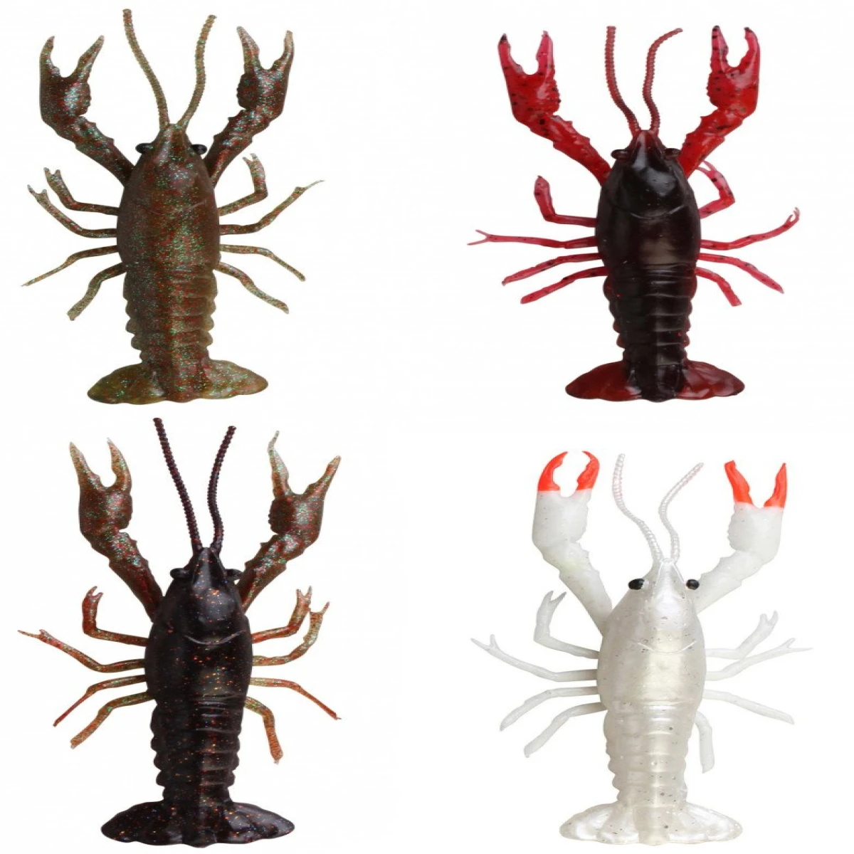 Savage gear LB 3D Crayfish 8 cm 4 gr F 4 Adet Suni Yem - Black Brown