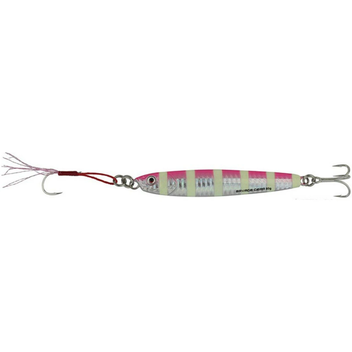 Savage gear 3D Slim Minnow 80 gr 10,5 cm Jig Suni Yem - Pınk Glow Zebra